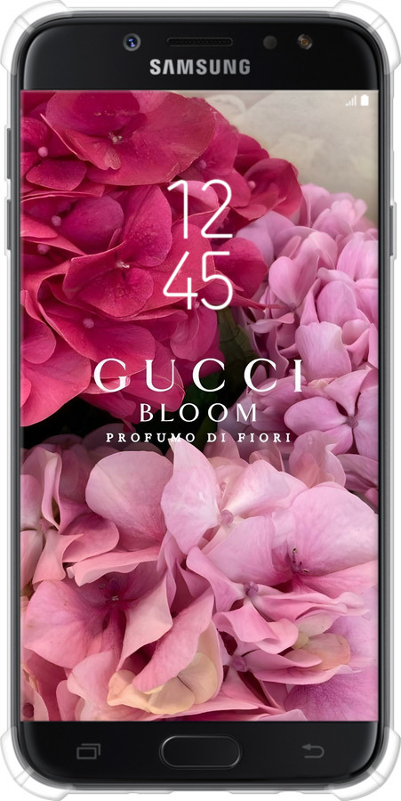 Силіконовий протиударний с посиленими кутами чехол Гучи для Samsung Galaxy J7 J730 (2017) - 6341sp-786 изображение 