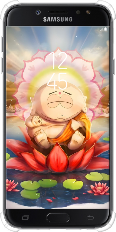 Силикон с усиленными углами чехол Саус парк Эрик для Samsung Galaxy J7 J730 (2017) - 6387sp-786 изображение 