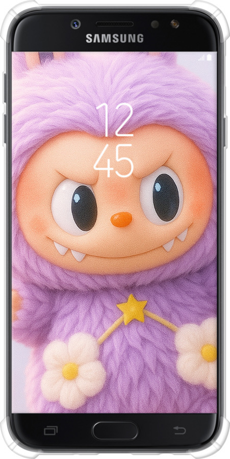 Силіконовий протиударний с посиленими кутами чехол Лабубу для Samsung Galaxy J7 J730 (2017) - 6708sp-786 изображение 