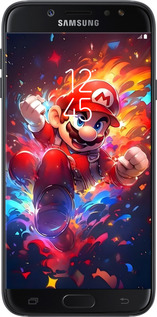 2D пластиковий чехол Супер Маріо для Samsung Galaxy J7 J730 (2017) - 6342t-786 изображение 