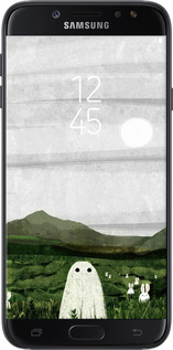 Силиконовый чехол Привидение для Samsung Galaxy J7 J730 (2017) - 6492u-786 изображение 