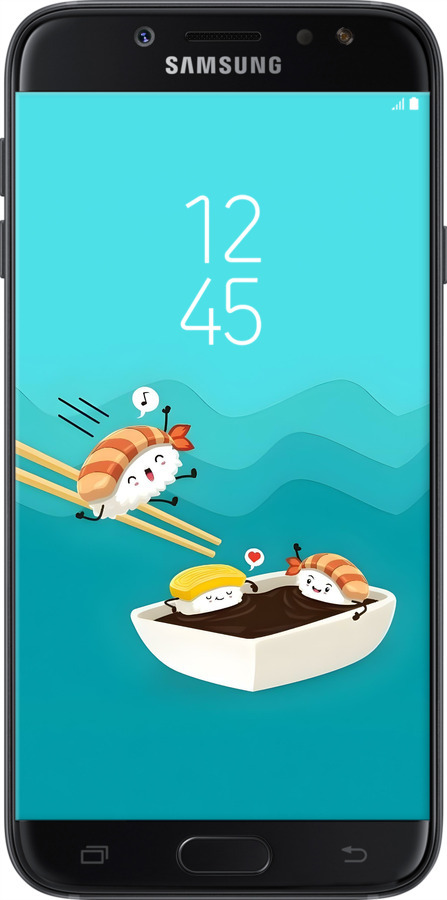 2D пластиковый чехол Суши для Samsung Galaxy J7 J730 (2017) - 6354t-786 изображение 