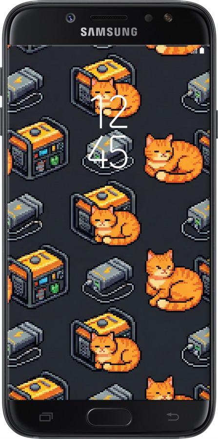 Силиконовый чехол Autonomous Zone для Samsung Galaxy J7 J730 (2017) - 6771u-786 изображение 