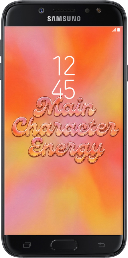 Силіконовий чехол Aura Gradient Main Character Energy Aesthetic Y2K для Samsung Galaxy J7 J730 (2017) - 6783u-786 изображение 