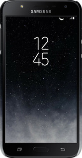 3D пластиковый матовый чехол Сині хмари, Синій місяць для Samsung Galaxy J7 Neo J701F - 6396m-1402 изображение 