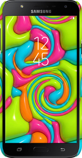 3D пластиковый матовый чехол Y2K Jelly Dream для Samsung Galaxy J7 Neo J701F - 6780m-1402 изображение 