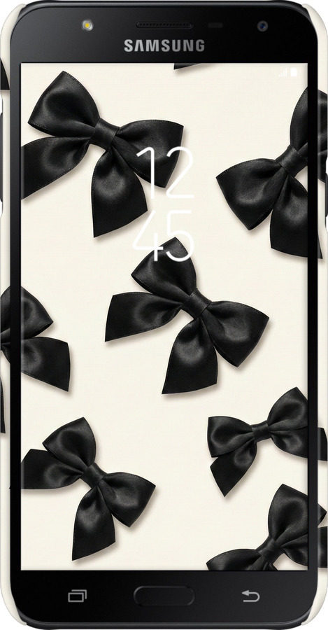 3D пластиковый матовый чехол Dark Coquette для Samsung Galaxy J7 Neo J701F - 6765m-1402 изображение 