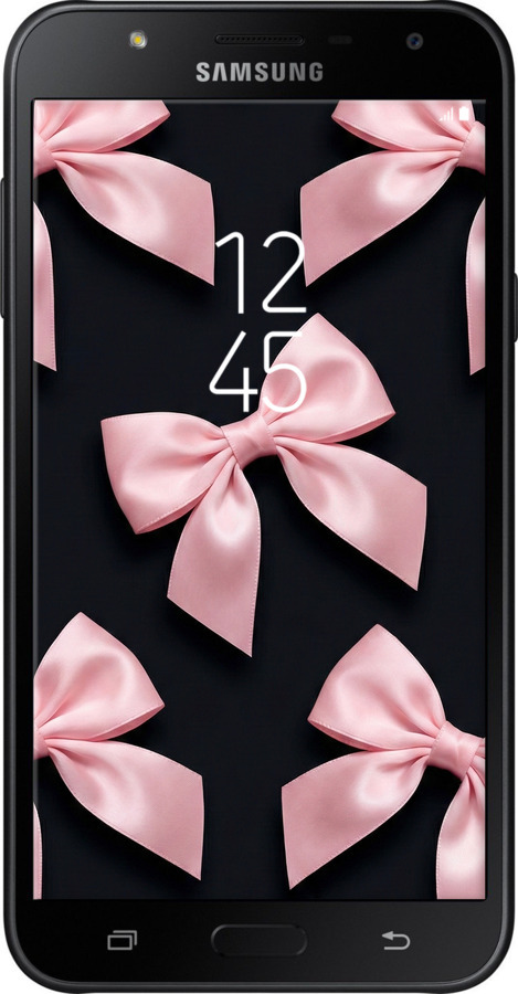 2D пластиковый чехол Coquette Ribbons Dark Coquette для Samsung Galaxy J7 Neo J701F - 6767t-1402 изображение 