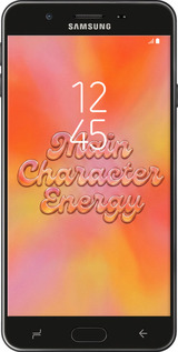 Силиконовый чехол Aura Gradient Main Character Energy Aesthetic Y2K для Samsung Galaxy J7 Prime - 6783u-610 изображение 
