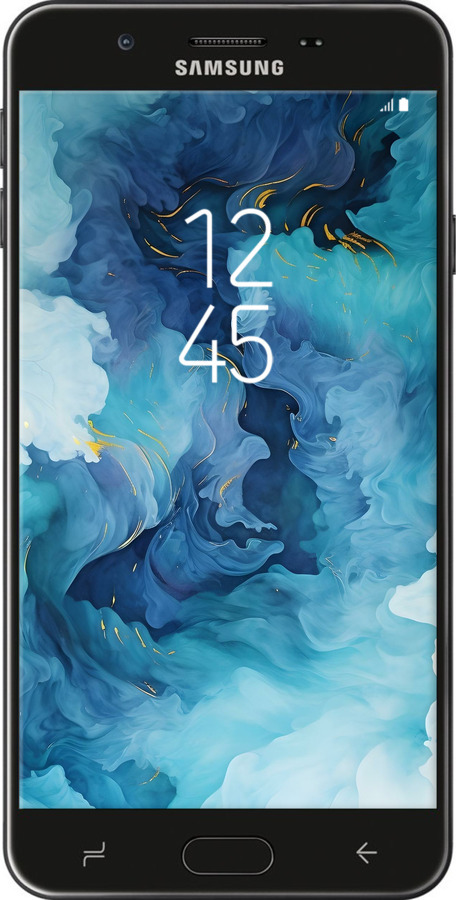 Силіконовий чехол Акварель для Samsung Galaxy J7 Prime - 6320u-610 изображение 