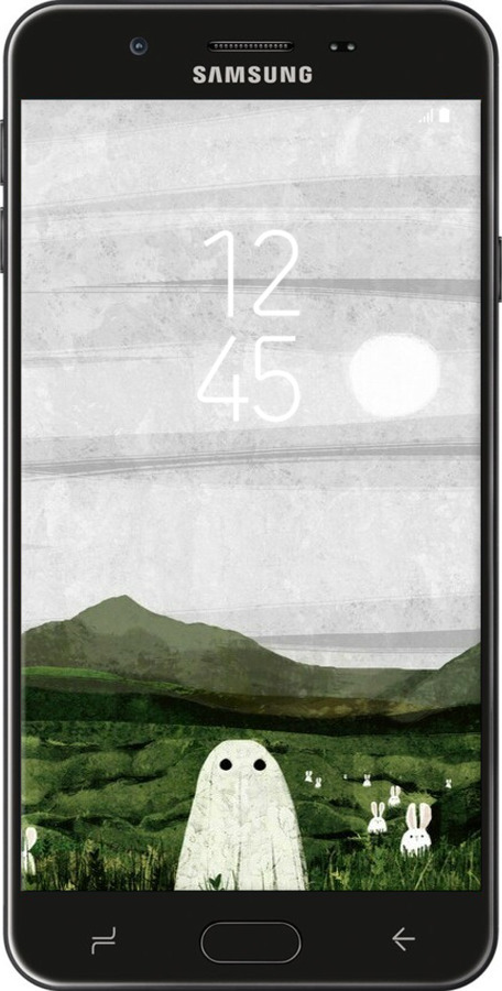 Силиконовый чехол Привидение для Samsung Galaxy J7 Prime - 6492u-610 изображение 