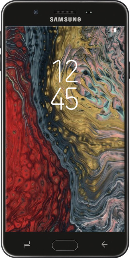 Силиконовый чехол С изображением абстрактной живописи для Samsung Galaxy J7 Prime - 6530u-610 изображение 