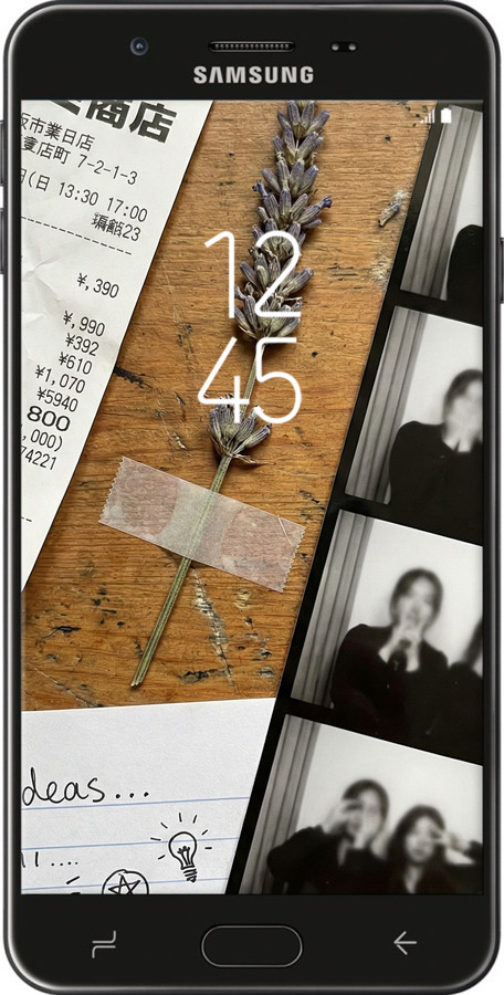 Силіконовий чехол Aesthetic Scrapbook Collage для Samsung Galaxy J7 Prime - 6773u-610 изображение 