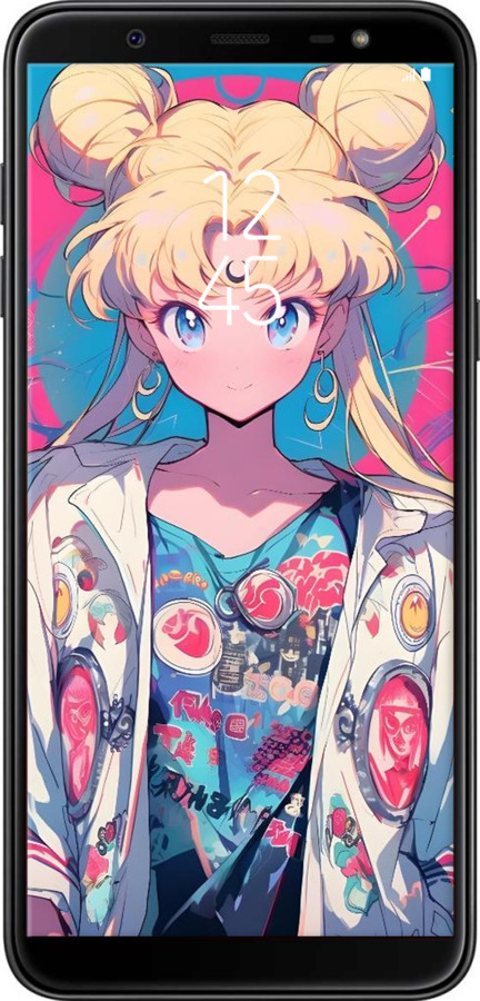 TPU чехол Сейлор Мун 2 для Samsung Galaxy J8 2018 - 6351b-1511 изображение 