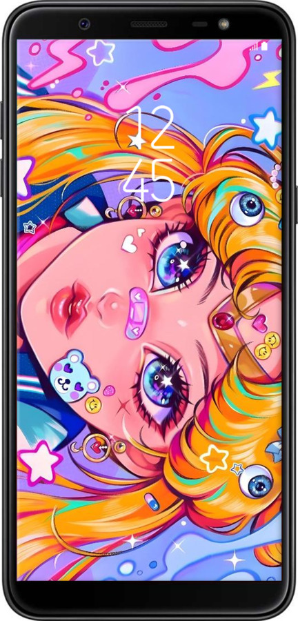 TPU чехол Сейлор Мун 4 для Samsung Galaxy J8 2018 - 6353b-1511 изображение 
