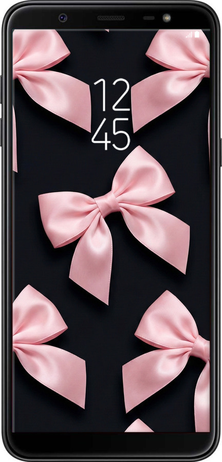 TPU чехол Coquette Ribbons Dark Coquette для Samsung Galaxy J8 2018 - 6767b-1511 изображение 