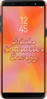 3D пластиковый матовый чехол Aura Gradient Main Character Energy Aesthetic Y2K для Samsung Galaxy J8 2018 - 6783m-1511 изображение 