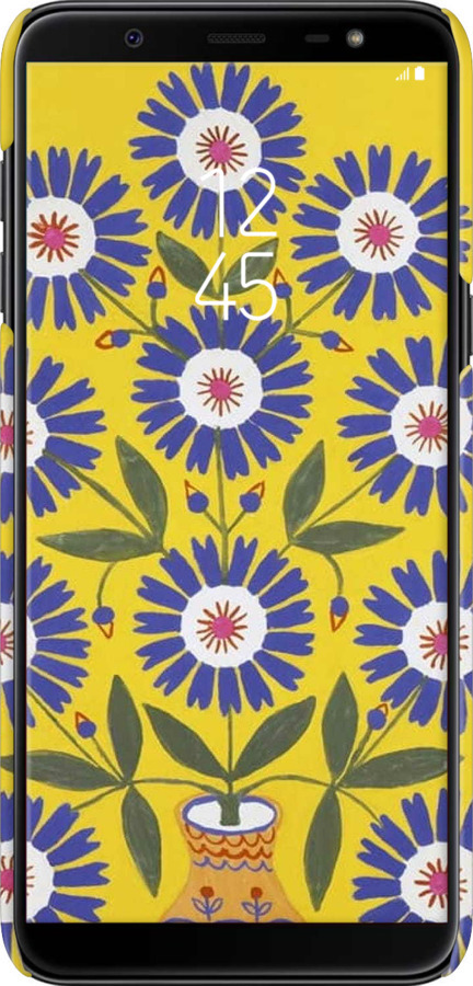 3D пластиковый матовый чехол Примаченко2 для Samsung Galaxy J8 2018 - 5910m-1511 изображение 