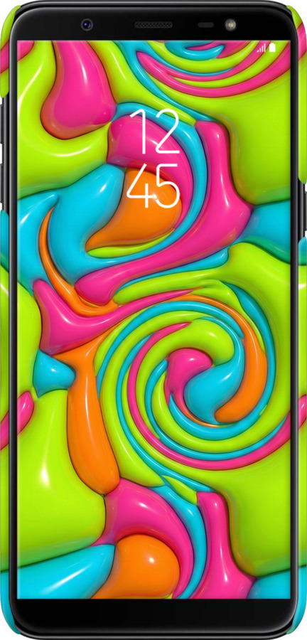 3D пластиковый матовый чехол Y2K Jelly Dream для Samsung Galaxy J8 2018 - 6780m-1511 изображение 