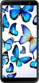 Силіконовий чехол Метелики для Samsung Galaxy J8 2018 - 6023u-1511 изображение 