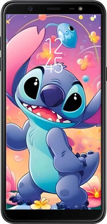 Силіконовий чехол Стич 2 для Samsung Galaxy J8 2018 - 6371u-1511 изображение 