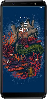 Силиконовый чехол Сердце моря для Samsung Galaxy J8 2018 - 6506u-1511 изображение 
