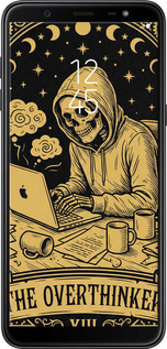 Силиконовый чехол The Overthinker для Samsung Galaxy J8 2018 - 6774u-1511 изображение 