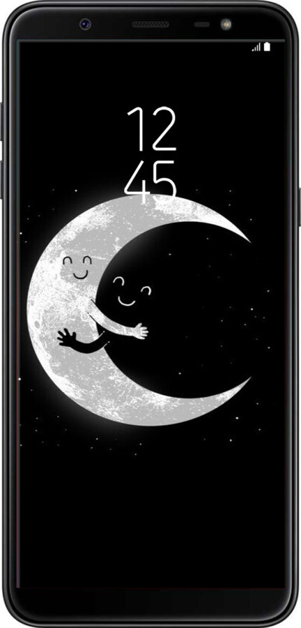 Силиконовый чехол Лунные объятия для Samsung Galaxy J8 2018 - 6508u-1511 изображение 