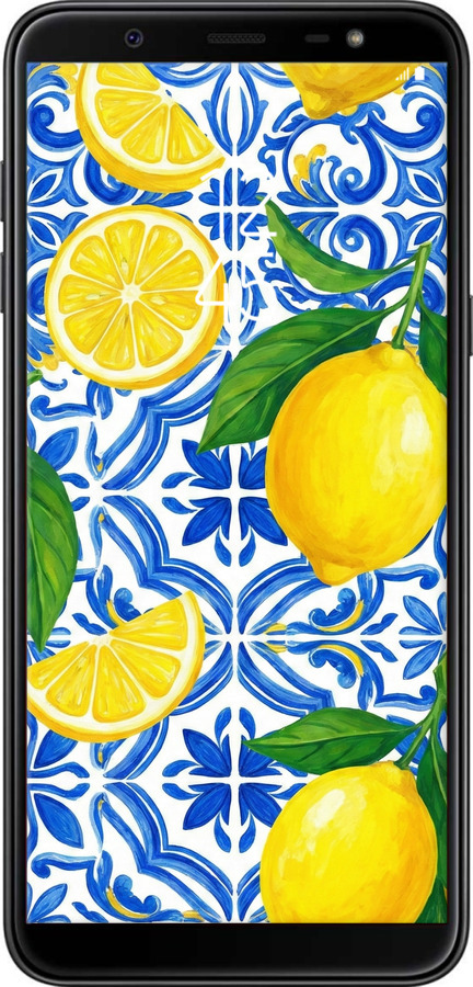 Силиконовый чехол Grocery Girl Italian Summer для Samsung Galaxy J8 2018 - 6766u-1511 изображение 