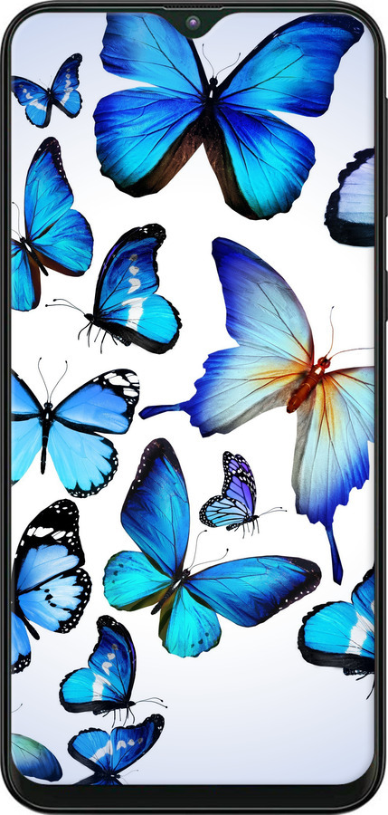 TPU чехол Бабочки для Samsung Galaxy M10 - 6023b-1661 изображение 