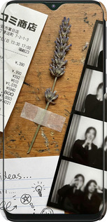 3D пластиковый матовый чехол Aesthetic Scrapbook Collage для Samsung Galaxy M10 - 6773m-1661 изображение 