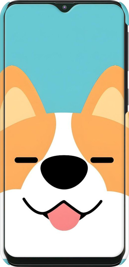 3D пластиковий матовий чехол Корги для Samsung Galaxy M10 - 6280m-1661 изображение 