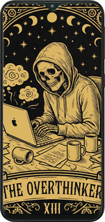 2D пластиковый чехол The Overthinker для Samsung Galaxy M10 - 6774t-1661 изображение 