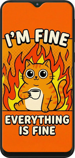 2D пластиковый чехол Funny Cat для Samsung Galaxy M10 - 6786t-1661 изображение 