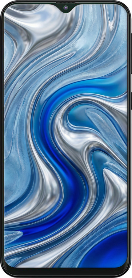 2D пластиковий чехол Liquid Chrome для Samsung Galaxy M10 - 6781t-1661 изображение 