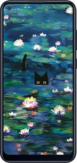 TPU чехол Чохол із зображенням водяних лілій Моне та кішок для Samsung Galaxy A11 A115F - 6399b-2012 изображение 