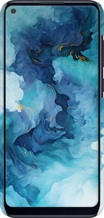 3D пластиковый матовый чехол Акварель для Samsung Galaxy A11 A115F - 6320m-2012 изображение 