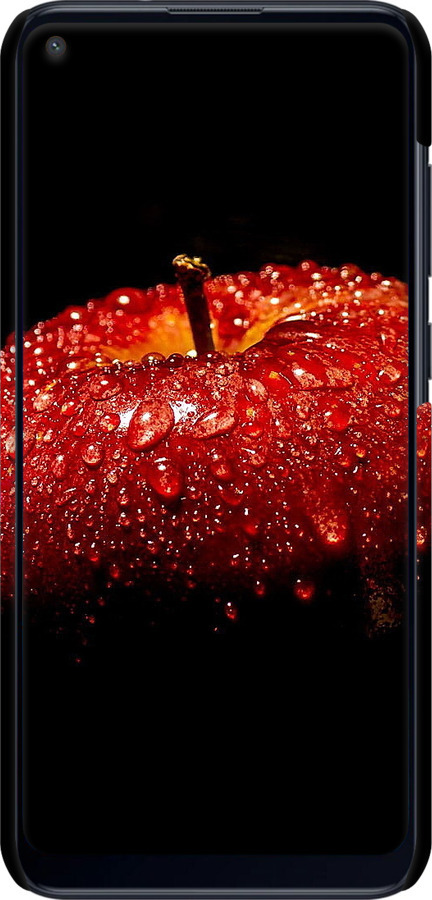 3D пластиковий матовий чехол Яблуко для Samsung Galaxy A11 A115F - 6022m-2012 изображение 
