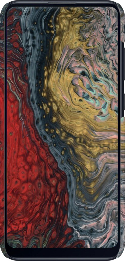 3D пластиковый матовый чехол С изображением абстрактной живописи для Samsung Galaxy A11 A115F - 6530m-2012 изображение 