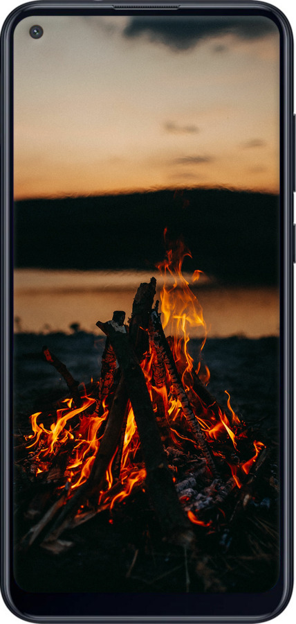 2D пластиковий чехол Вогонь для Samsung Galaxy A11 A115F - 6021t-2012 изображение 