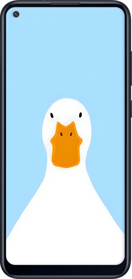 Силіконовий чехол Гусак для Samsung Galaxy A11 A115F - 6350u-2012 изображение 