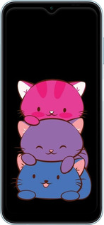 TPU чехол Милые кошки для Samsung Galaxy M14 M146B - 6518b-3038 изображение 
