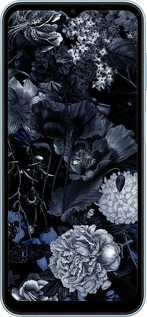 TPU чехол Абстрактный цветочный рисунок в синих тонах для Samsung Galaxy M14 M146B - 6539b-3038 изображение 