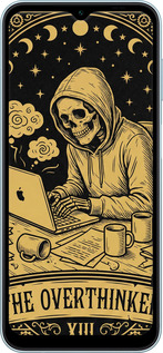 Силиконовый чехол The Overthinker для Samsung Galaxy M14 M146B - 6774u-3038 изображение 