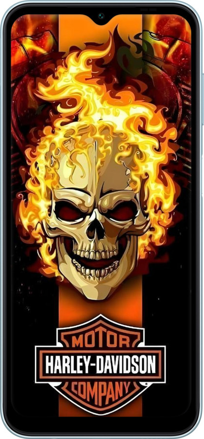 Силиконовый чехол Харлей девидсон для Samsung Galaxy M14 M146B - 6370u-3038 изображение 