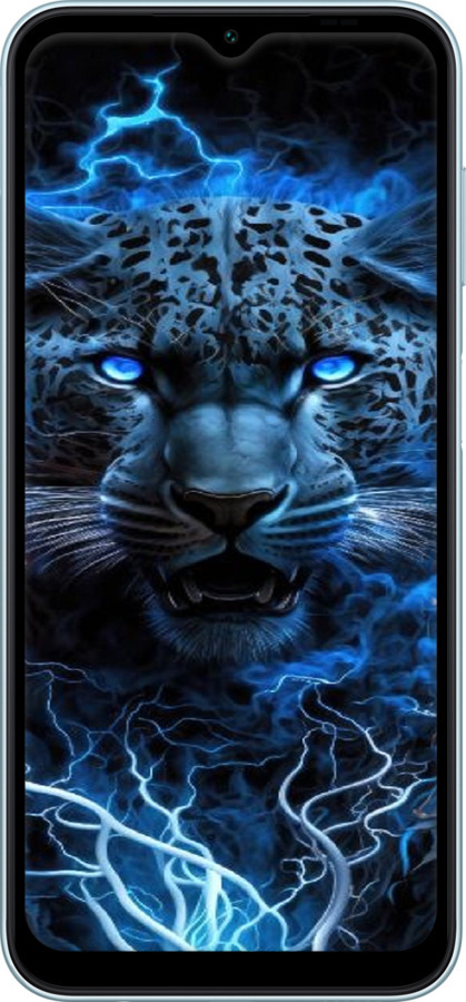 Силиконовый чехол Ледяной леопард для Samsung Galaxy M14 M146B - 6460u-3038 изображение 