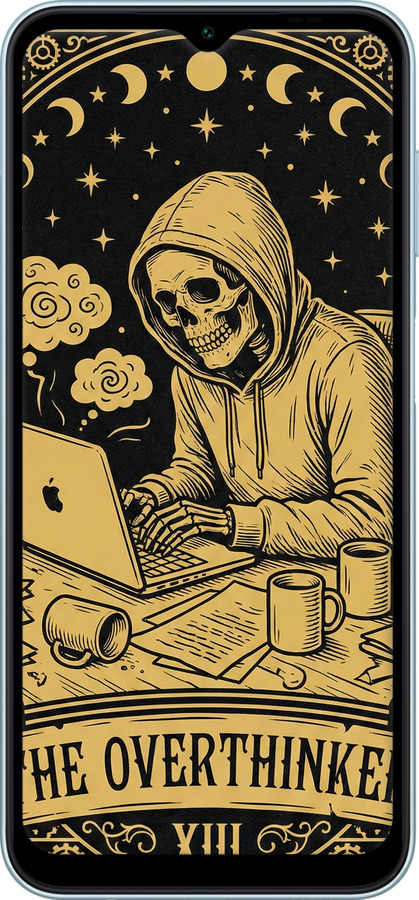 Силиконовый чехол The Overthinker для Samsung Galaxy M14 M146B - 6774u-3038 изображение 