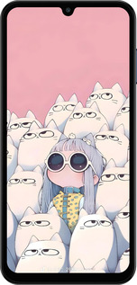 TPU чехол Малышка с котами для Samsung Galaxy M15 - 6295b-3684 изображение 
