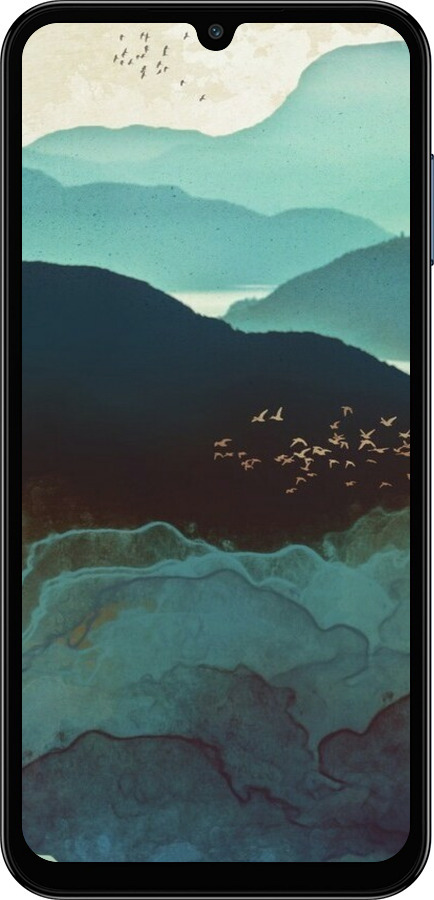 TPU чехол С изображением гор Индиго для Samsung Galaxy F15 - 6484b-3756 изображение 