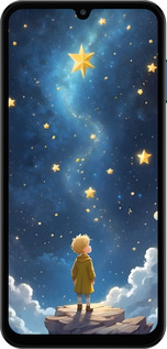 Силіконовий чехол Маленький принц для Samsung Galaxy F15 - 6326u-3756 изображение 